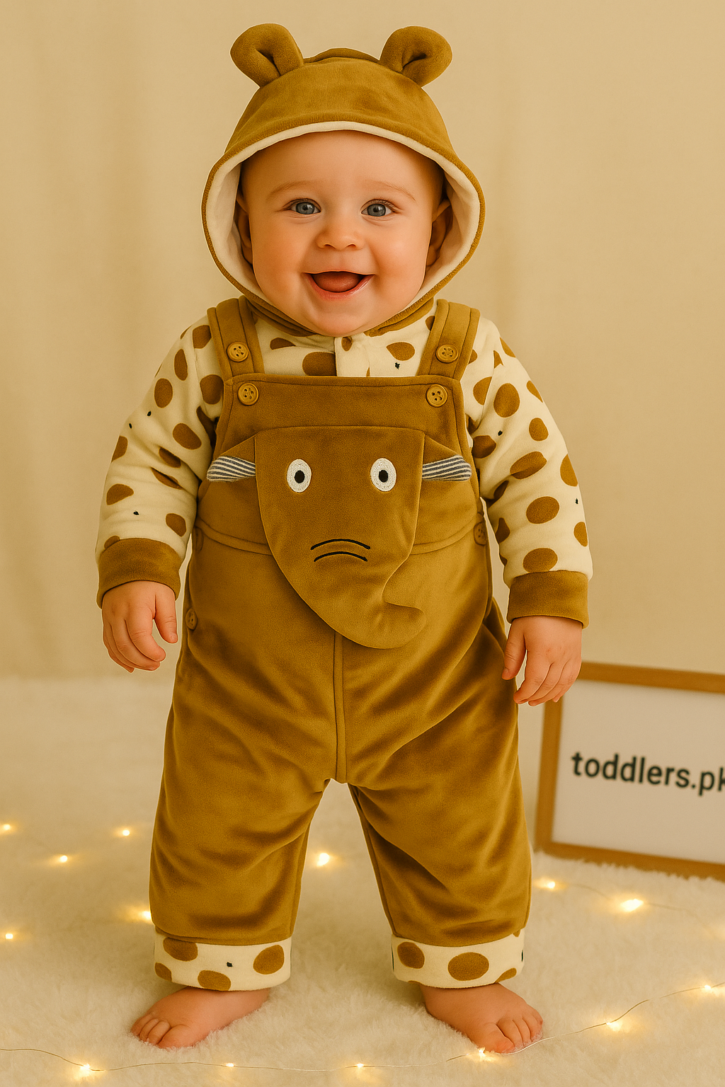 Duffle Romper Set - Mustard
