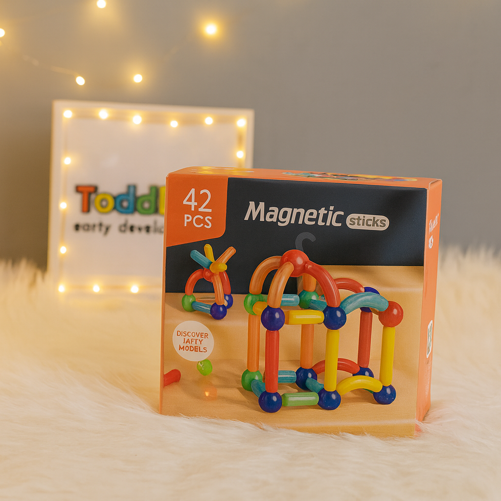 Magnetic Building Blocks Set for Kids 3+