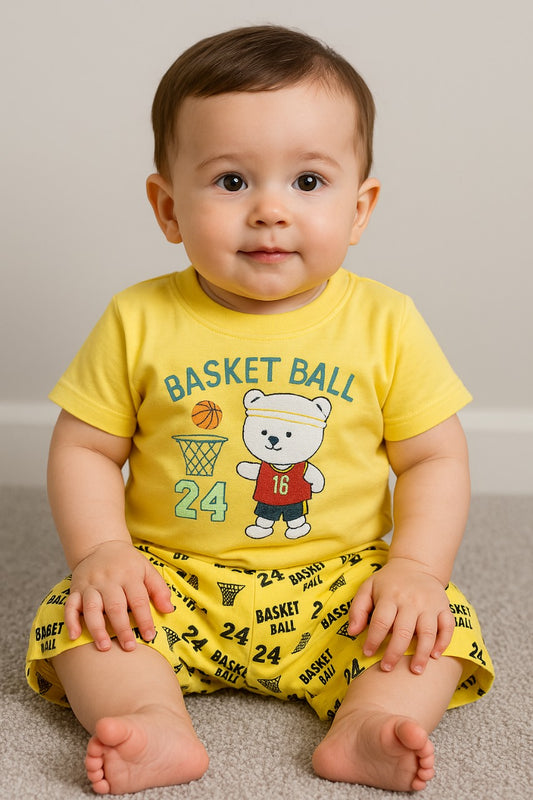 Baby Boy Basketball T-Shirt & Shorts