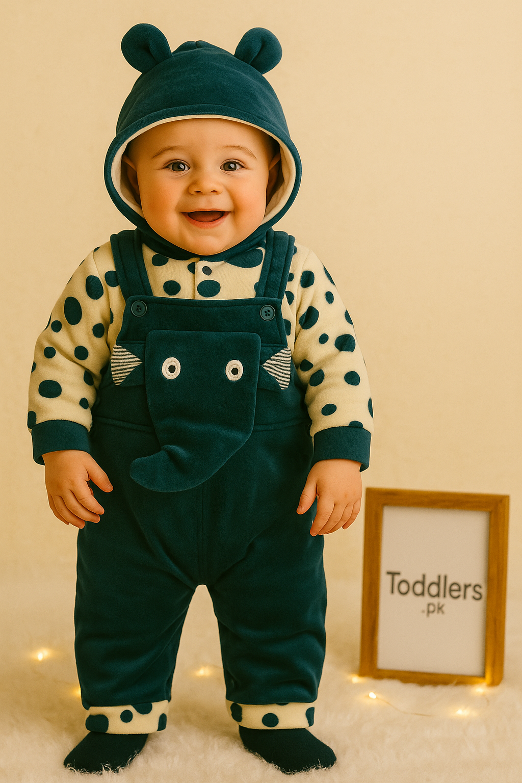 Duffle Romper Set -  Zinc