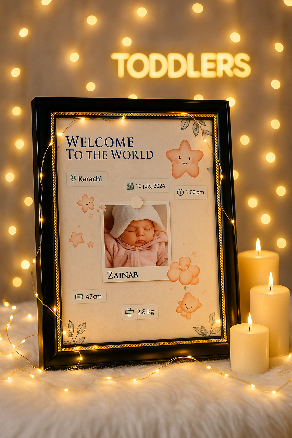 New Born Baby Frame