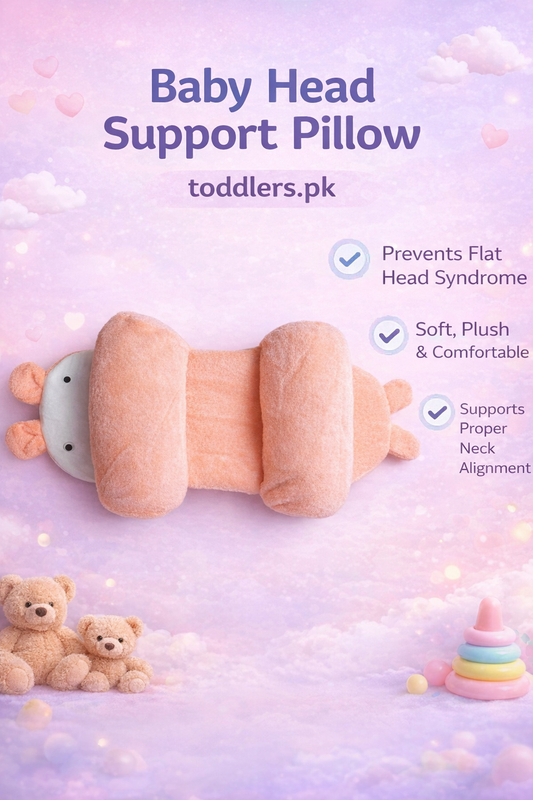 Adjustable Baby Head Support Pillow (Randomly Dispatched)