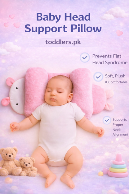 Adjustable Baby Head Support Pillow (Randomly Dispatched)