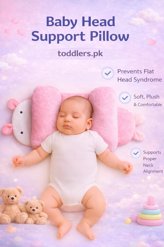 Adjustable Baby Head Support Pillow (Randomly Dispatched)