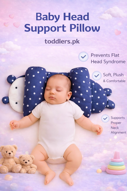 Adjustable Baby Head Support Pillow (Randomly Dispatched)