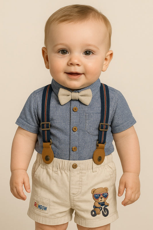 Little Gentleman Suspender Outfit