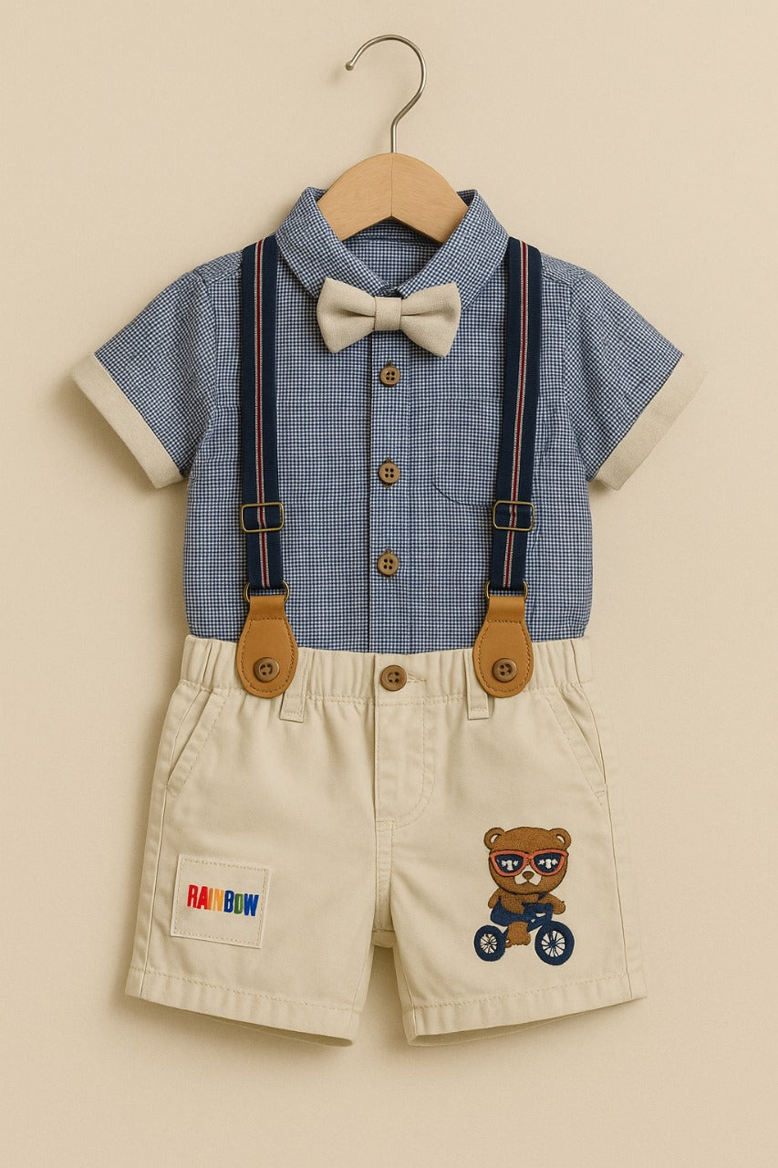 Little Gentleman Suspender Outfit