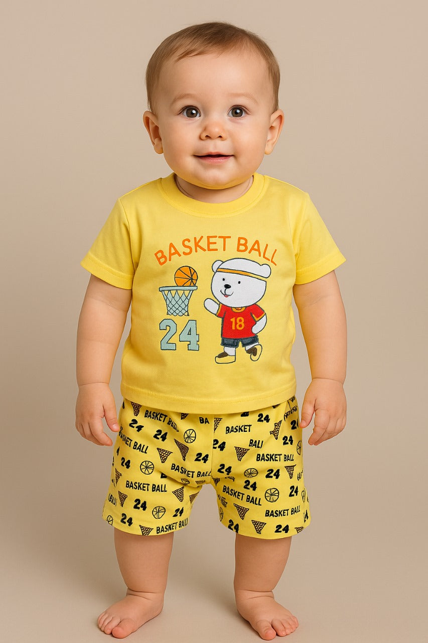 Baby Boy Basketball T-Shirt & Shorts
