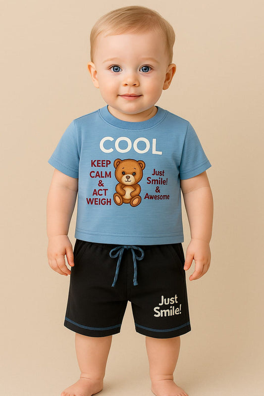 Cool Bear 2 pieces Set-Blue