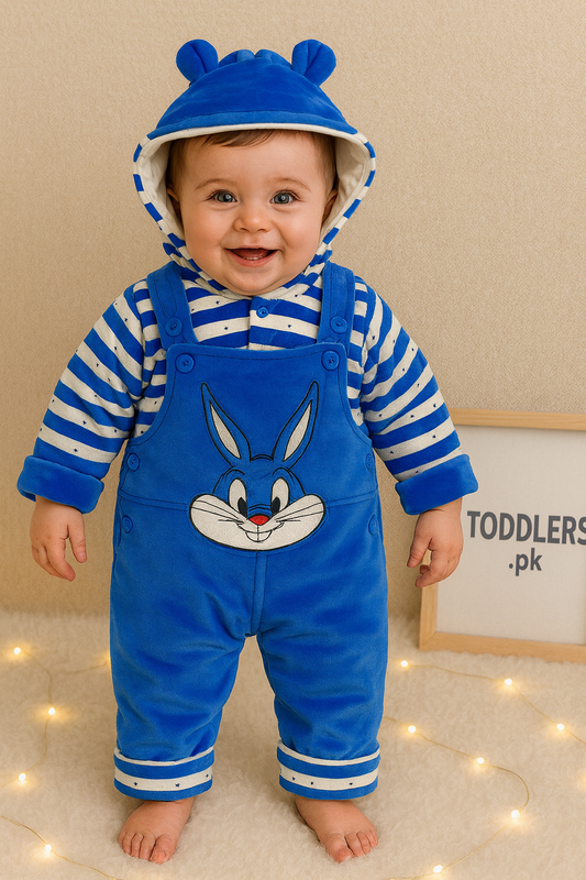 Duffle Romper Set -  Sky